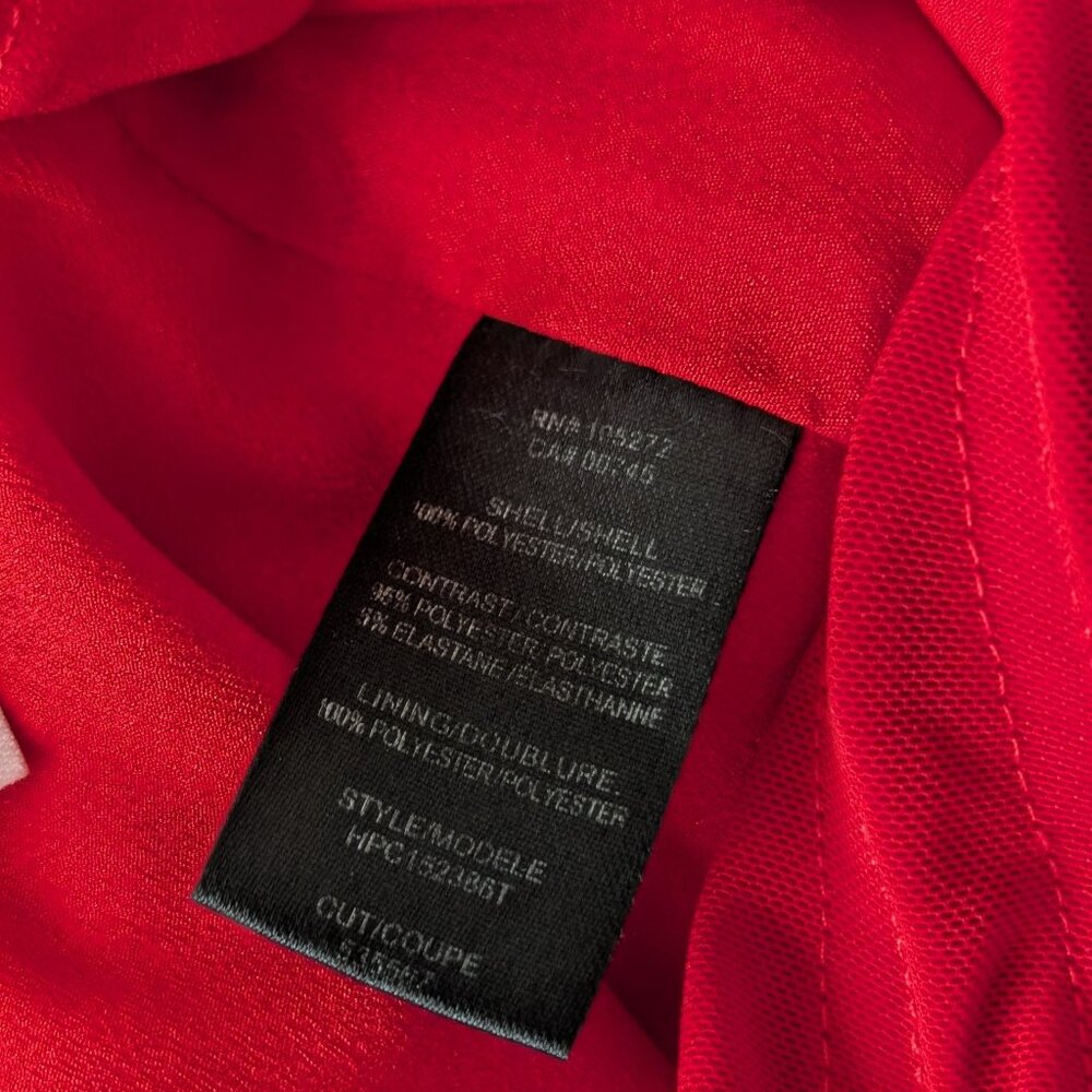Halston Heritage Red Cutout Dress โ Size 2 - Picture 8 of 10
